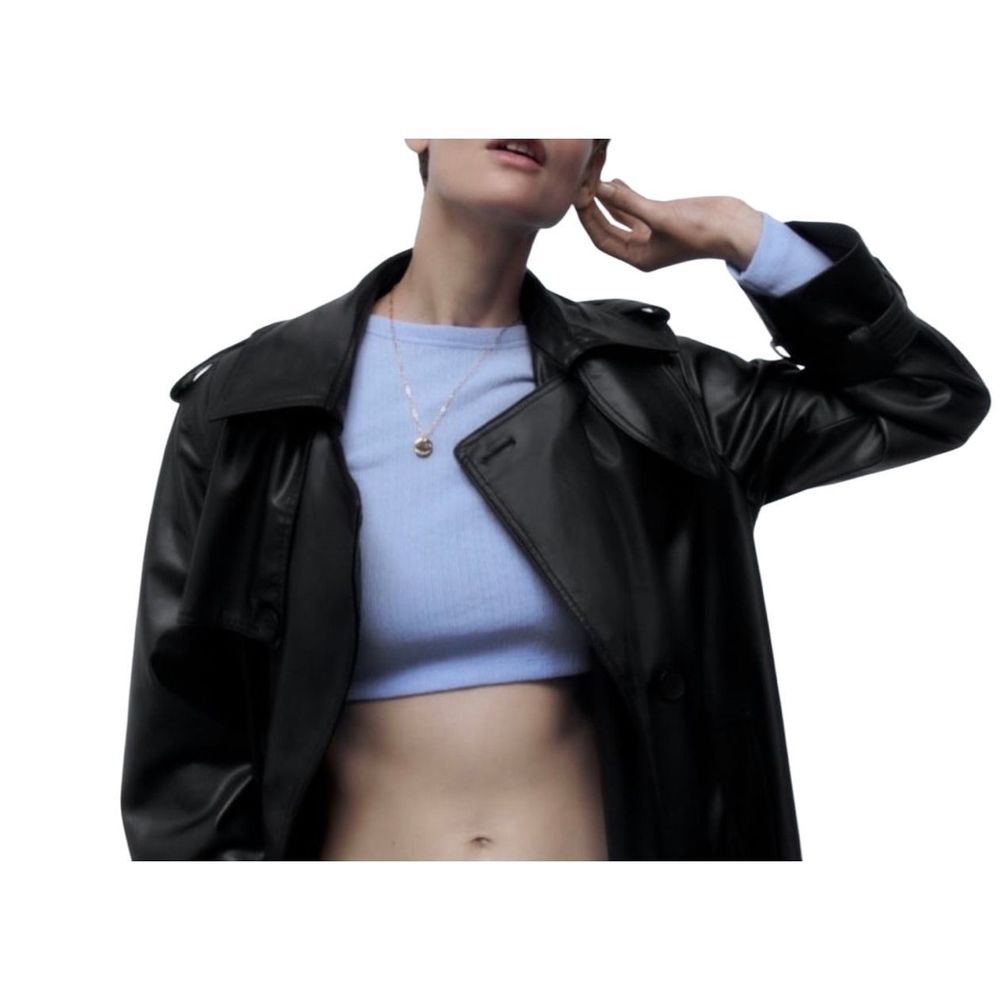 ZARA textured, vey light weight, crop top, long sleeve. Perfect for summer night